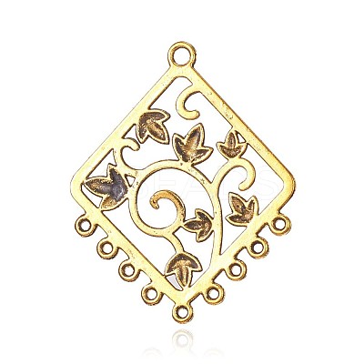 Tibetan Style Alloy Chandelier Component Links PALLOY-G118-02AG-1