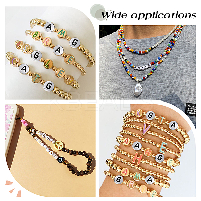 1000Pcs Opaque Acrylic Beads OACR-PA0001-34D-1