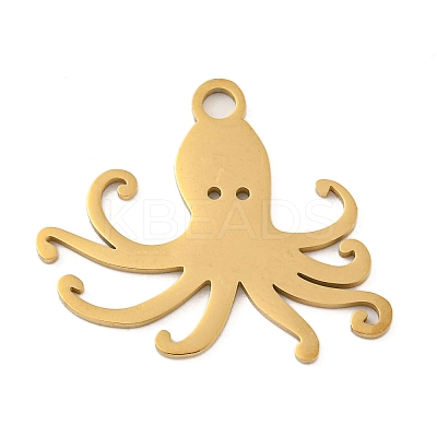 Ion Plating(IP) 304 Stainless Steel Pendants STAS-B056-10G-01-1