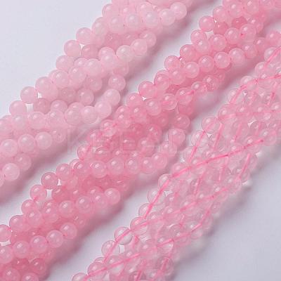 Natural Rose Quartz Beads Strands GSR034-1