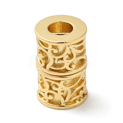 Brass Tube Magnetic Clasps KK-Z033-28G-1