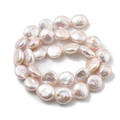 Natural Baroque Keshi Pearl Beads Strands PEAR-P064-18A-02A-1