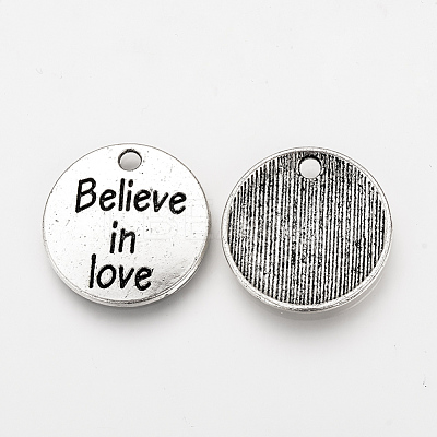 Tibetan Style Alloy Pendants TIBEP-Q078-17AS-RS-1