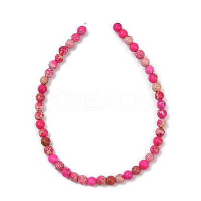 Dyed Natural Regalite/Imperial Jasper/Sea Sediment Jasper Beads Strands G-B124-C04-01-1