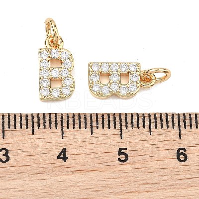 SHEGRACE Brass Micro Pave Clear Cubic Zirconia Pendants XGRQ29352-394G-B-1