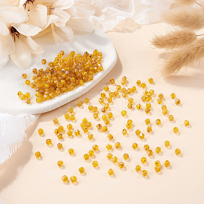 Picasso Baking Paint Glass Seed Beads SEED-TA0001-62B-1