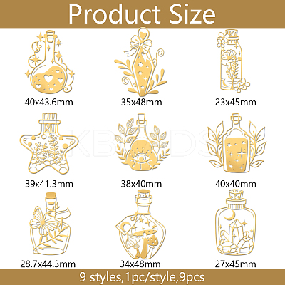 Nickel Decoration Stickers DIY-WH0450-124-1
