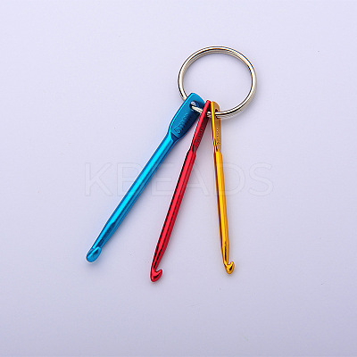 Aluminum Crochet Hooks Keychain PW22062533516-1