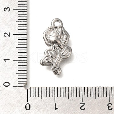 Anti-Tarnish 304 Stainless Steel Pendants STAS-I321-03P-1