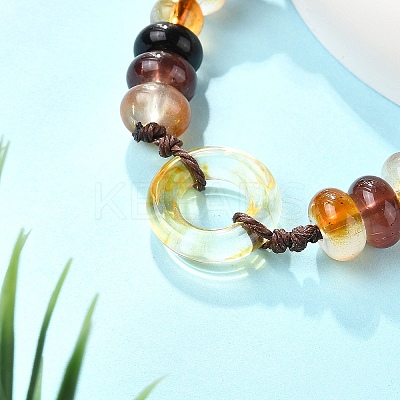Glass Brainded Bead Bracelets BJEW-L701-01-1