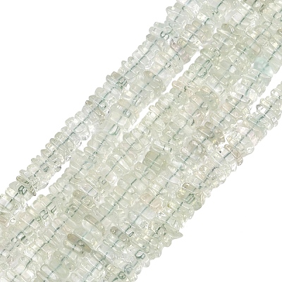Natural Green Quartz Beads Strands G-Z152-F02-02-1