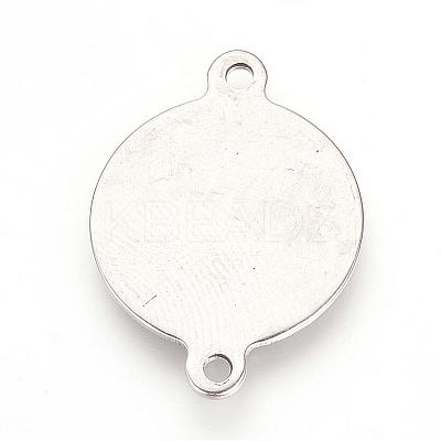 Tarnish Resistant 201 Stainless Steel Links connectors STAS-Q207-20-1