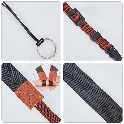 Polyester Camera Neck Straps FIND-WH0129-36B-1