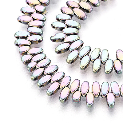 Electroplated Synthetic Non-magnetic Hematite Beads Strands G-T139-65G-1