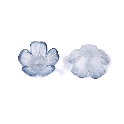 Transparent Plastic Bead Caps KY-Q005-02A-01-1