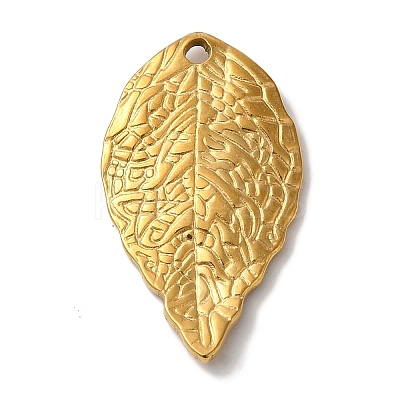 PVD Vacuum Plating 304 Stainless Steel Pendants STAS-L081-005G-02-1