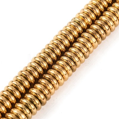 Electroplated Synthetic Non-magnetic Hematite Beads Strands G-H027-D01-02-1