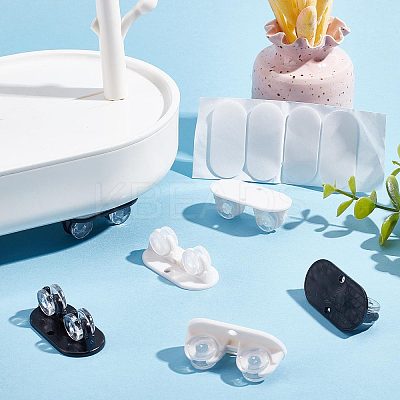 4Sets 2 Colors Replacement Drawer Pulley Accessories FIND-GF0002-91-1