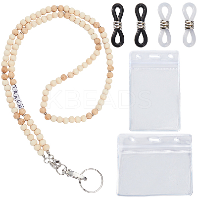 PVC Plastic Card Holders AJEW-WH20010-38B-1