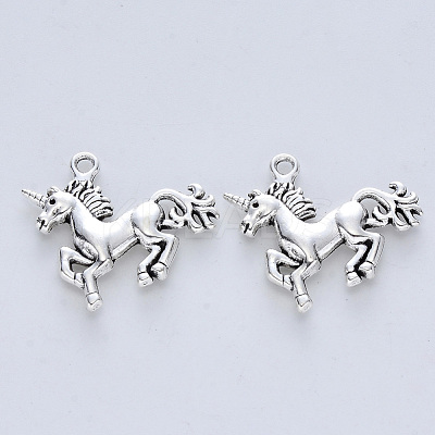 Tibetan Style Alloy Pendants TIBE-R316-073AS-RS-1