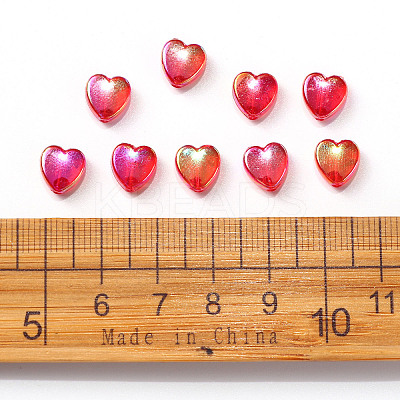 100Pcs Eco-Friendly Transparent Acrylic Beads TACR-YW0001-07A-1