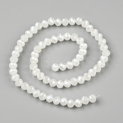 Electroplate Glass Beads Strands EGLA-A044-J6mm-A05-1