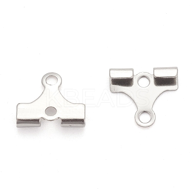 Tarnish Resistant 304 Stainless Steel Folding Crimp Ends STAS-M250-02-1