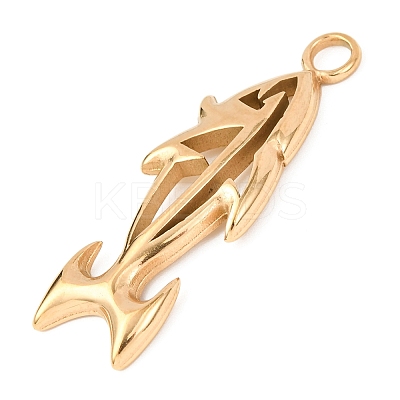 304 Stainless Steel Pendants STAS-D129-13B-G-1