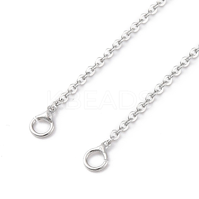 1.5MM Brass Cable Chain Necklace Making NJEW-D302-75P-1
