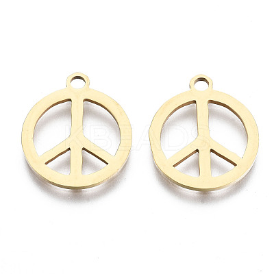 201 Stainless Steel Charms STAS-T044-215G-1