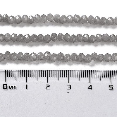 Baking Paint Imitation Jade Glass Bead Strands DGLA-A034-J4MM-A43-1
