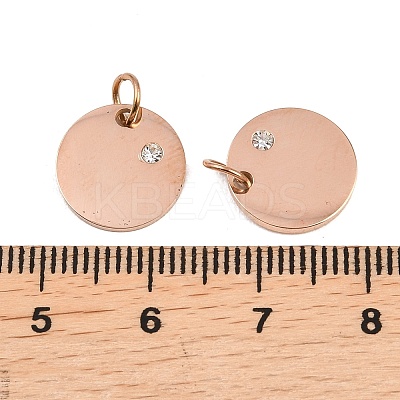 316 Surgical Stainless Steel Pendants STAS-J038-06RG-1