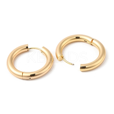 Stainless Steel Huggie Hoop Earrings EJEW-P228-05B-G-1-1