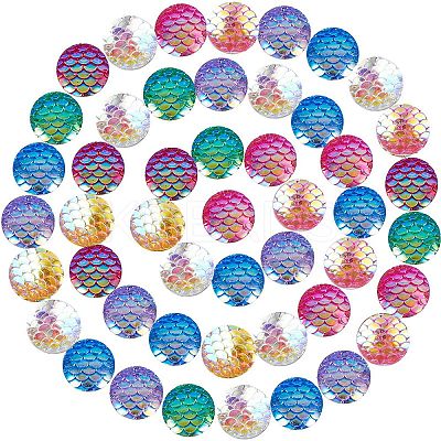 Resin Cabochons CRES-SC0001-03-1