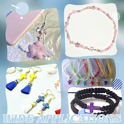 400Pcs Opaque Acrylic Beads SACR-ME0001-01-1