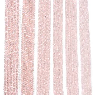 Electroplate Glass Beads Strands EGLA-A034-T1mm-B12-1