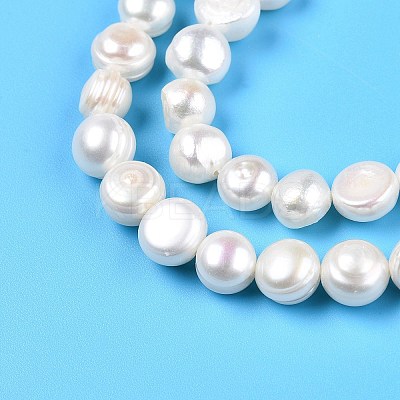 Natural Cultured Freshwater Pearl Beads Strands X-PEAR-N014-07J-1