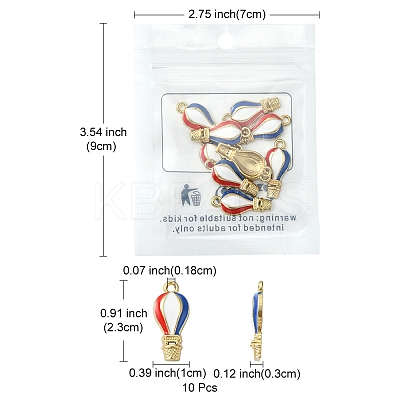 Alloy Enamel Pendants ENAM-YW0002-21A-1
