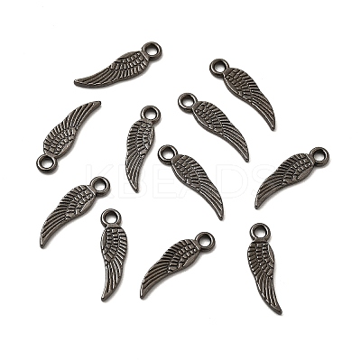 Tibetan Style Alloy Wing Charms LS-TIBEP-3344-B-RS-1