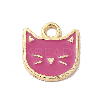 Rack Plating Alloy Enamel Charms ENAM-P254-03KCG-05-1