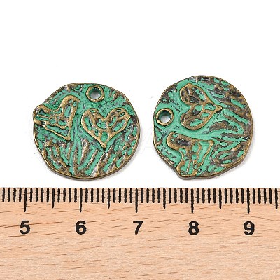 Tibetan Style Alloy Pendants FIND-I073-01B-1
