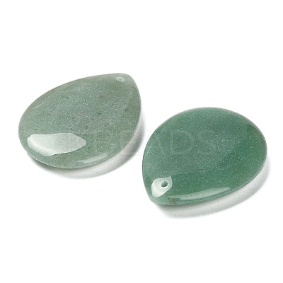 Natural Green Aventurine Pendants G-Z088-02A-1