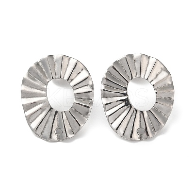 Non-Tarnish 304 Stainless Steel Stud Earring Findings STAS-P328-17P-1