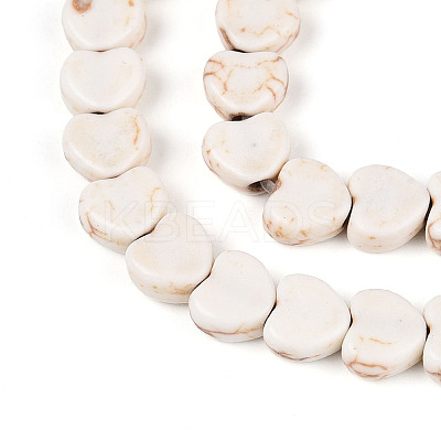 Synthetic Howlite Beads Strands G-N352-09-1