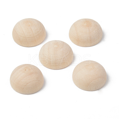 Unfinished Natural Wood Cabochons X-WOOD-R269-H-1