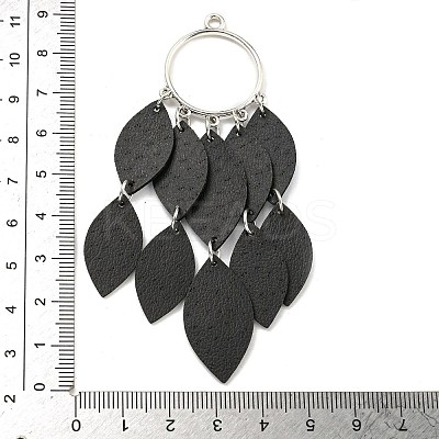 Imitation Leather Big Pendants FIND-G073-03-1