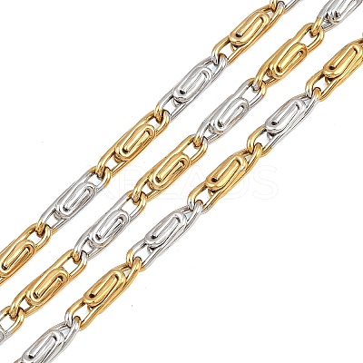 Two Tone 304 Stainless Steel Lumachina Chains CHS-P028-06A-1