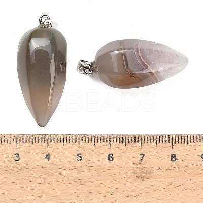 Natural Agate Pendants GG-K002-16F-1