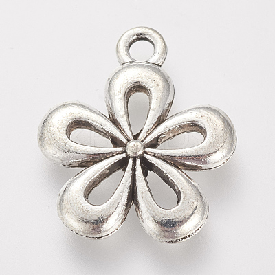 Tibetan Style Alloy Pendants X-TIBE-S306-12AS-RS-1