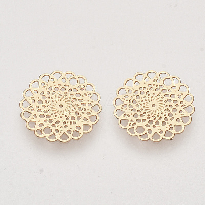 Brass Filigree Joiners Links X-KKC-R001-07LG-1